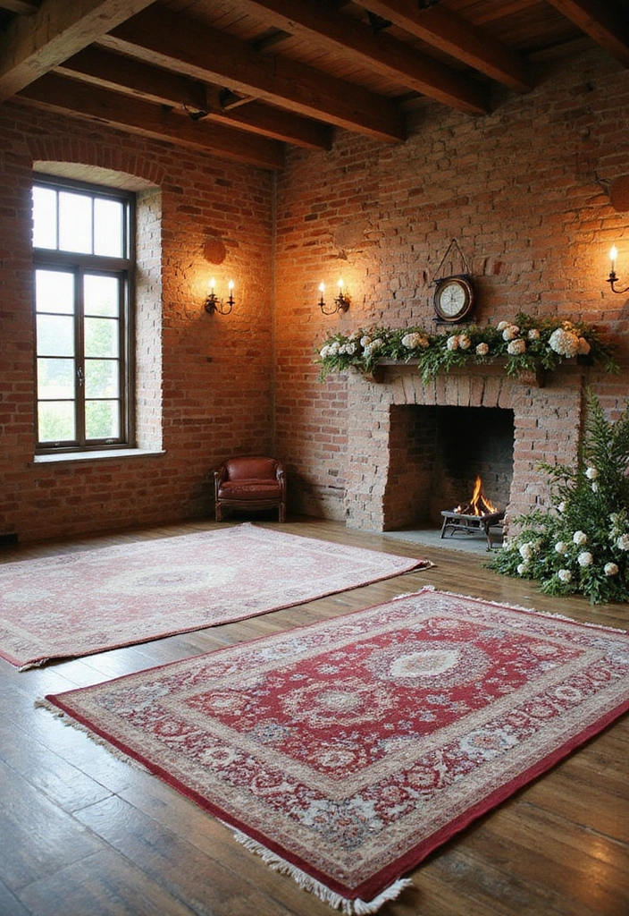 25 Brick Wedding Venue Decor Ideas With Industrial Chic Style 93 25 Brick Wedding Venue Decor Ideas With Industrial Chic Style - 25. Unique Flooring Elements