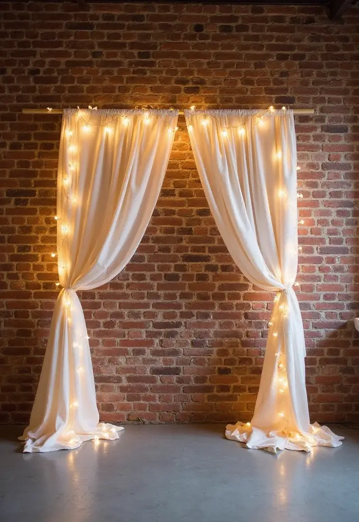 25 Brick Wedding Venue Decor Ideas With Industrial Chic Style 10 25 Brick Wedding Venue Decor Ideas With Industrial Chic Style - 4. Exposed Brick Backdrops