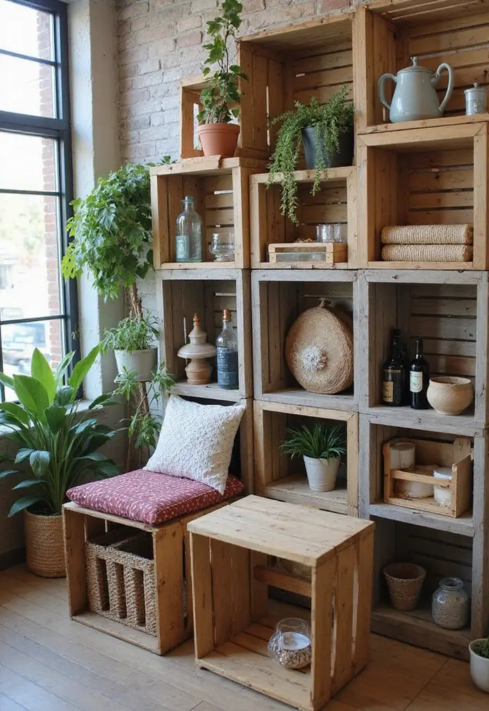 25 Industrial Hair Salon Decor Ideas With Edgy Appeal - 15. Repurposed Items