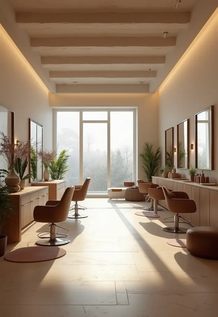 25 Industrial Hair Salon Decor Ideas With Edgy Appeal - 16. Open Layout Design