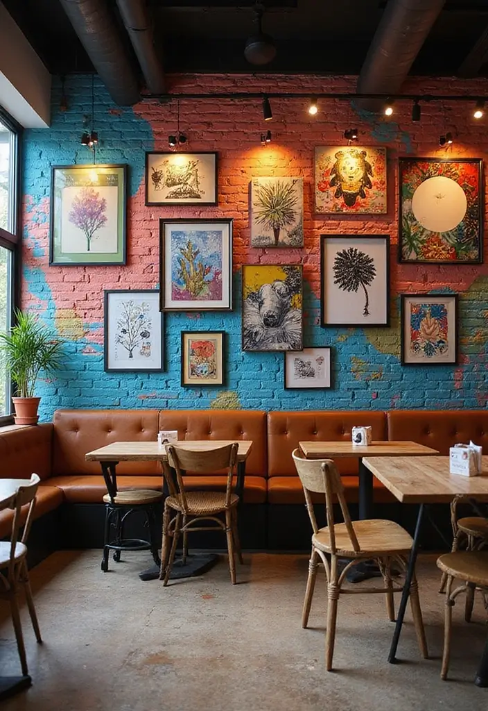 25 Industrial Hair Salon Decor Ideas With Edgy Appeal - 5. Edgy Wall Art