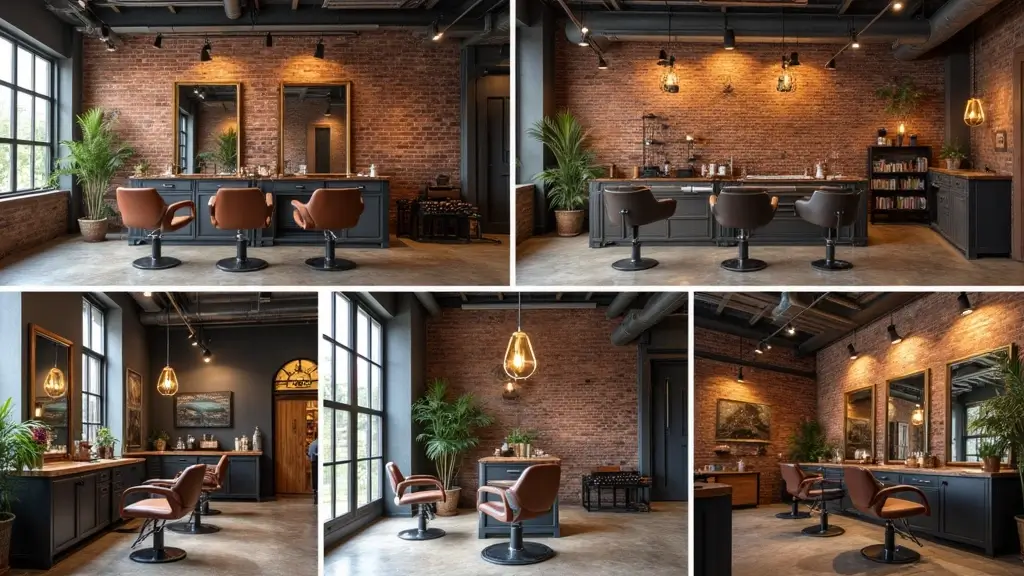 25 Industrial Hair Salon Decor Ideas With Edgy Appeal
