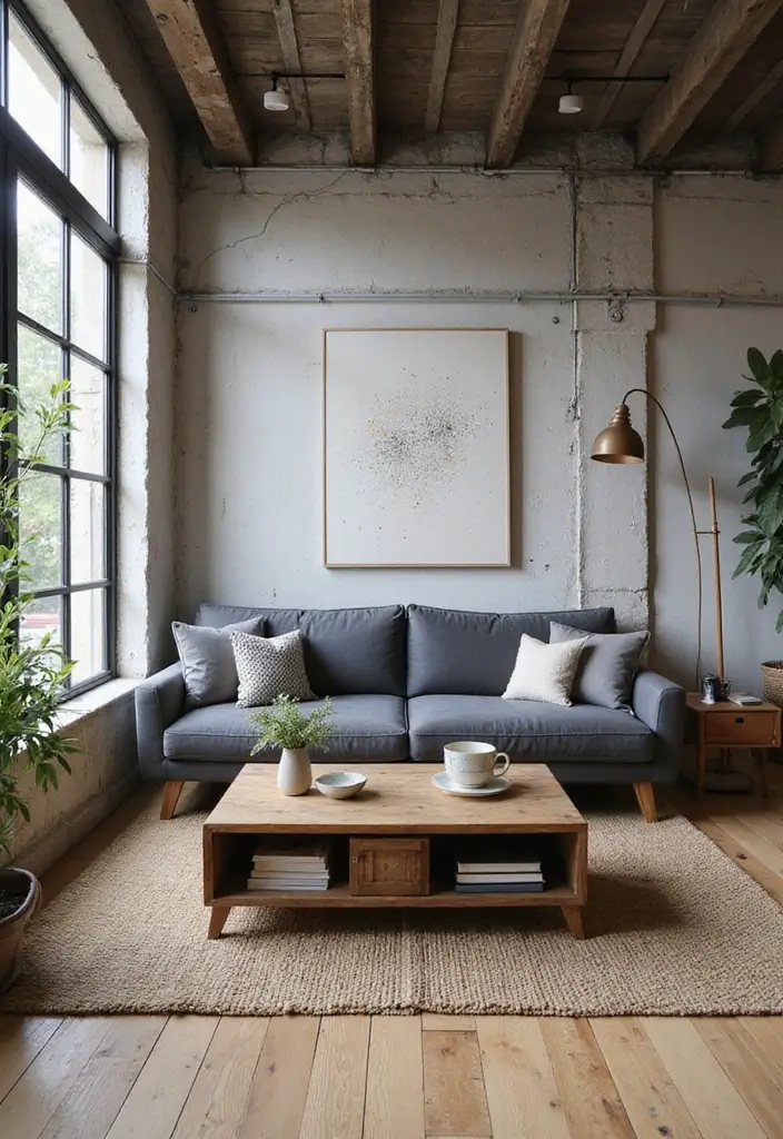 25 Industrial Living Room Decor Ideas For Loft Aesthetic Homes 8 25 Industrial Living Room Decor Ideas For Loft Aesthetic Homes - 8. Multi-Functional Furniture