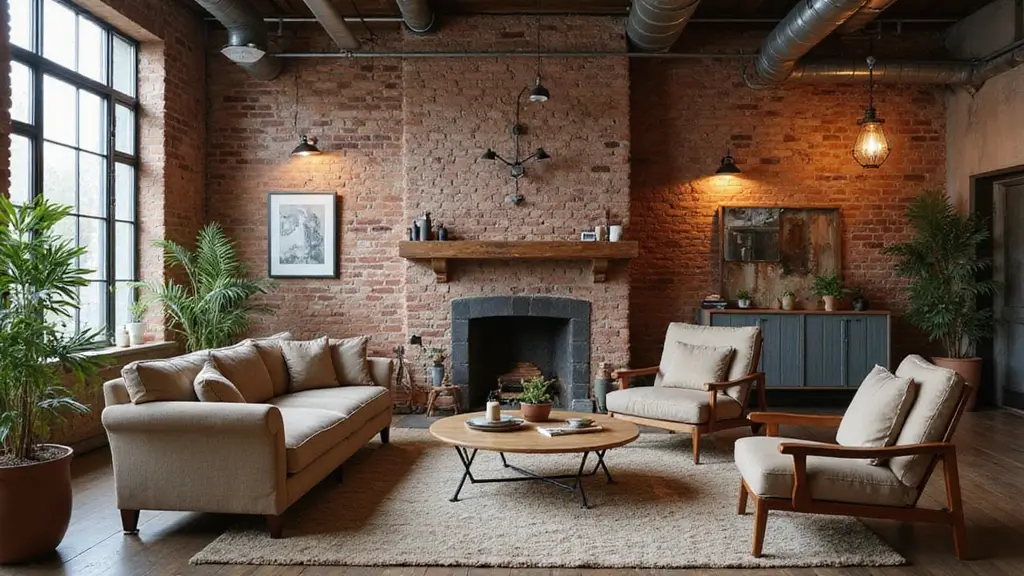 25 Industrial Living Room Decor Ideas For Loft Aesthetic Homes