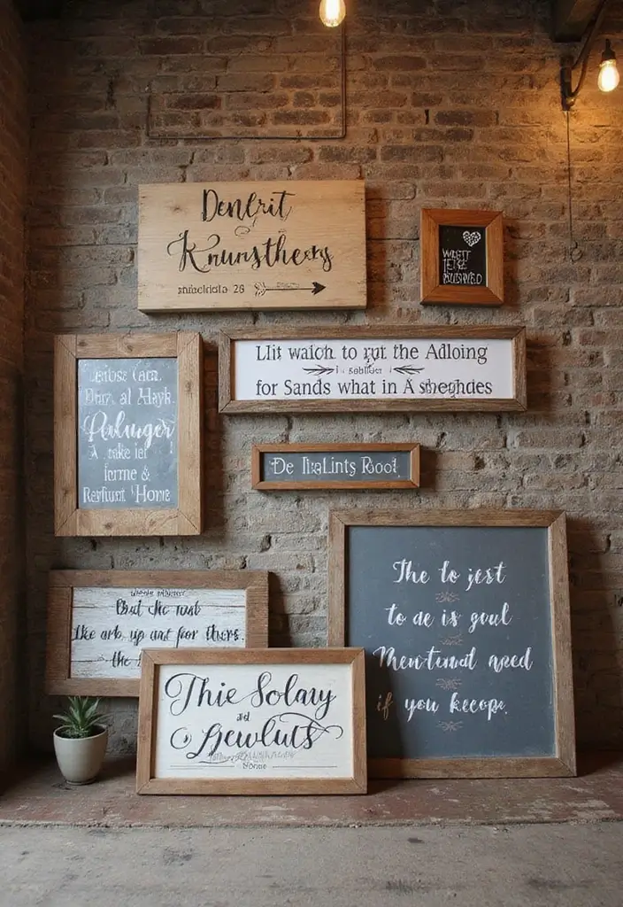 25 Modern Industrial Wedding Decor Ideas For Stylish Ceremonies - 11. Personalized Signage