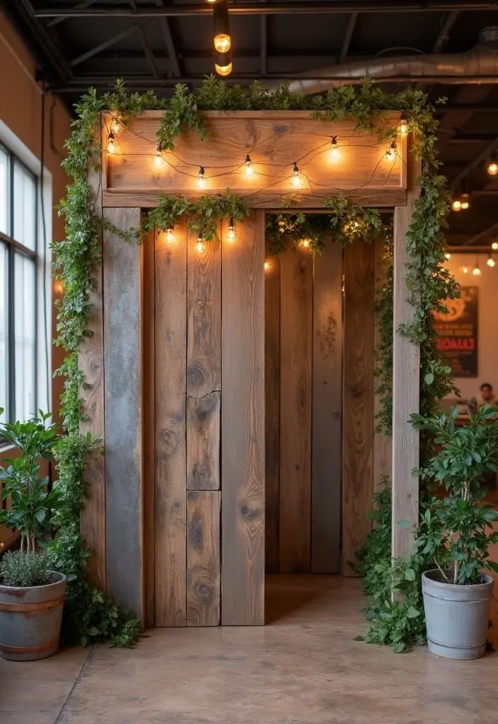 25 Modern Industrial Wedding Decor Ideas For Stylish Ceremonies - 25. Unique Photo Booths