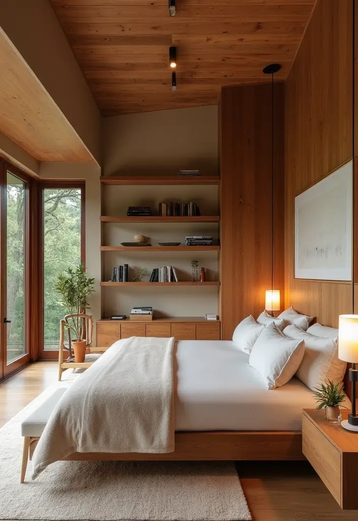 25 Pottery Barn Inspired Master Bedroom Decor Ideas 2 25 Pottery Barn Inspired Master Bedroom Decor Ideas - 2. Natural Wood Accents