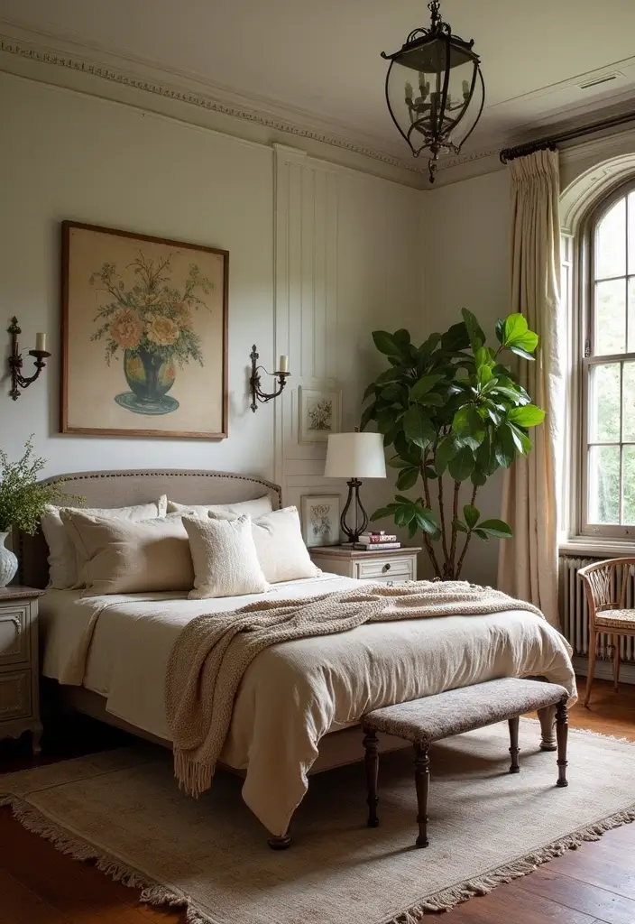 25 Pottery Barn Inspired Master Bedroom Decor Ideas 37 25 Pottery Barn Inspired Master Bedroom Decor Ideas - 7. Vintage-Inspired Decor
