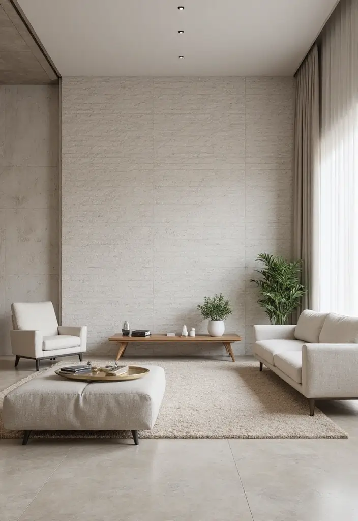 25 Stone Wall Decor Ideas To Add Texture And Warmth 72 25 Stone Wall Decor Ideas To Add Texture And Warmth - 18. Minimalist Stone Wall Design