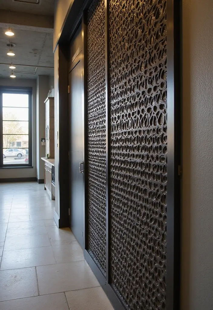 25 Wall Art Ideas For Industrial Decor Lovers 45 25 Wall Art Ideas For Industrial Decor Lovers - 19. Metal Wall Grilles