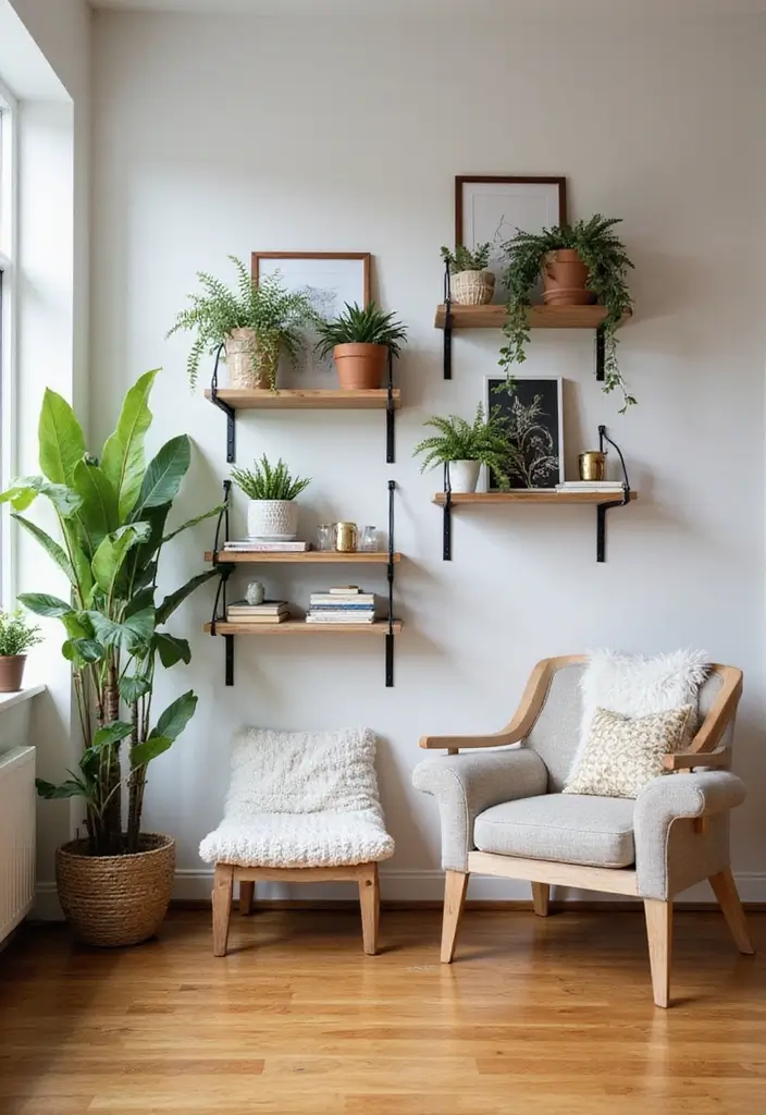 26 Bamboo Flooring Living Room Decor Ideas For Natural Warmth 52 26 Bamboo Flooring Living Room Decor Ideas For Natural Warmth - 22. Creative Shelving