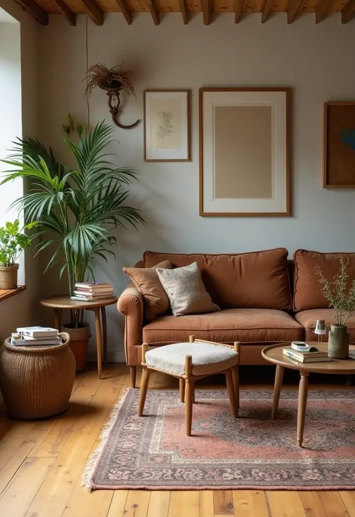 26 Bamboo Flooring Living Room Decor Ideas For Natural Warmth 21 26 Bamboo Flooring Living Room Decor Ideas For Natural Warmth - 7. Vintage and Antique Accents
