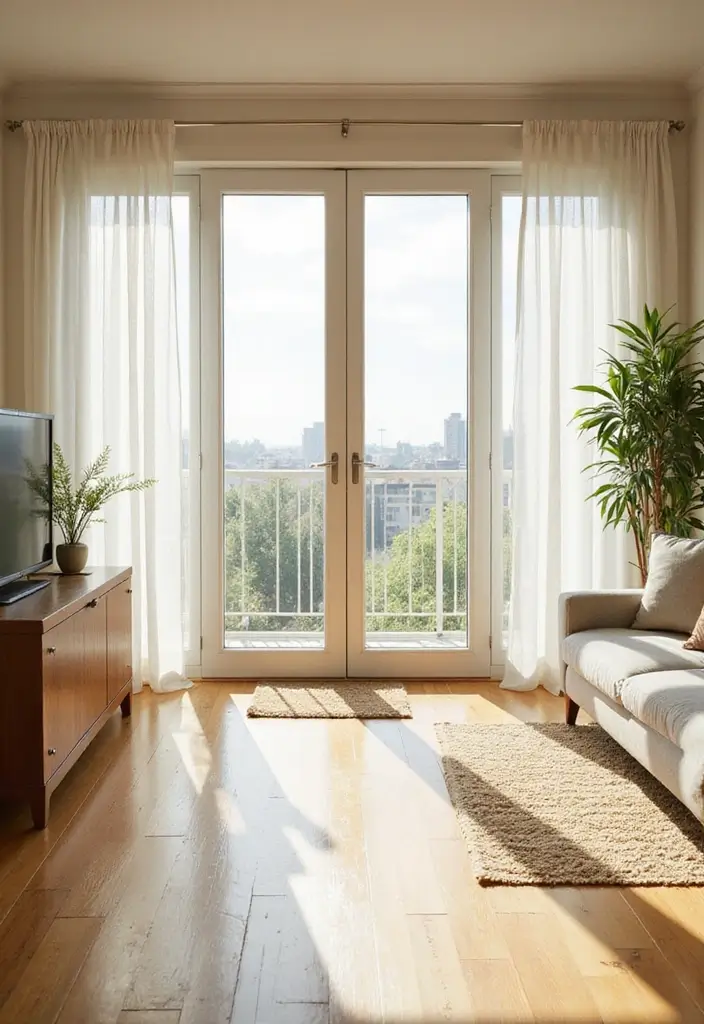 26 Bamboo Flooring Living Room Decor Ideas For Natural Warmth 22 26 Bamboo Flooring Living Room Decor Ideas For Natural Warmth - 8. Bright and Airy Aesthetics