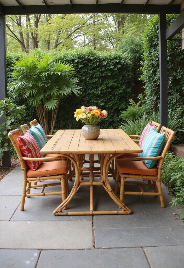26 Bamboo Plant Decor Ideas To Bring Nature Indoors - 15. Bamboo Outdoor Furniture