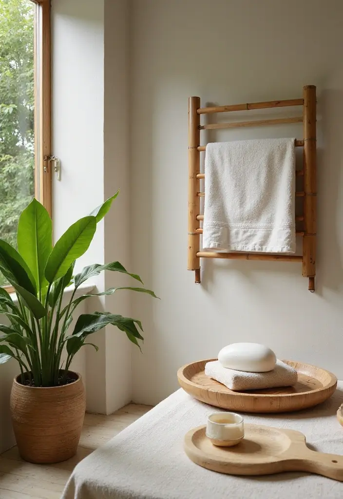 26 Bamboo Plant Decor Ideas To Bring Nature Indoors - 8. Bamboo Bathroom Decor