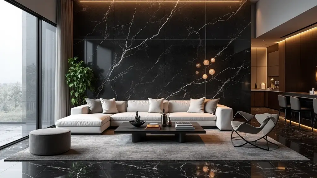 26 Black Marble Floor Decor Ideas For Luxury Spaces