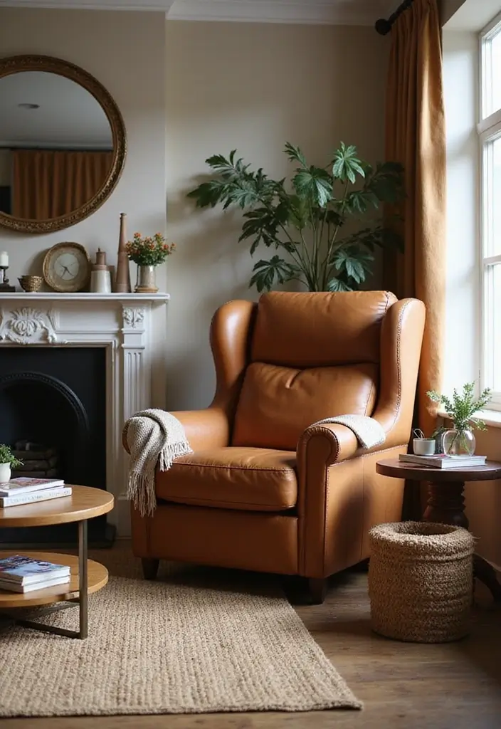 26 Brown Leather Recliner Living Room Decor Ideas You’ll Love 30 26 Brown Leather Recliner Living Room Decor Ideas You’ll Love - 10. Warm Monochromatic Tones