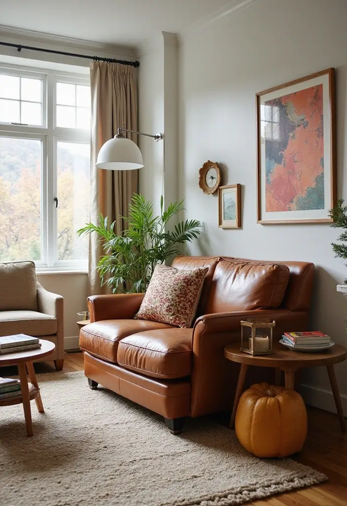 26 Brown Leather Recliner Living Room Decor Ideas You’ll Love 50 26 Brown Leather Recliner Living Room Decor Ideas You’ll Love - 18. Seasonal Decor Updates