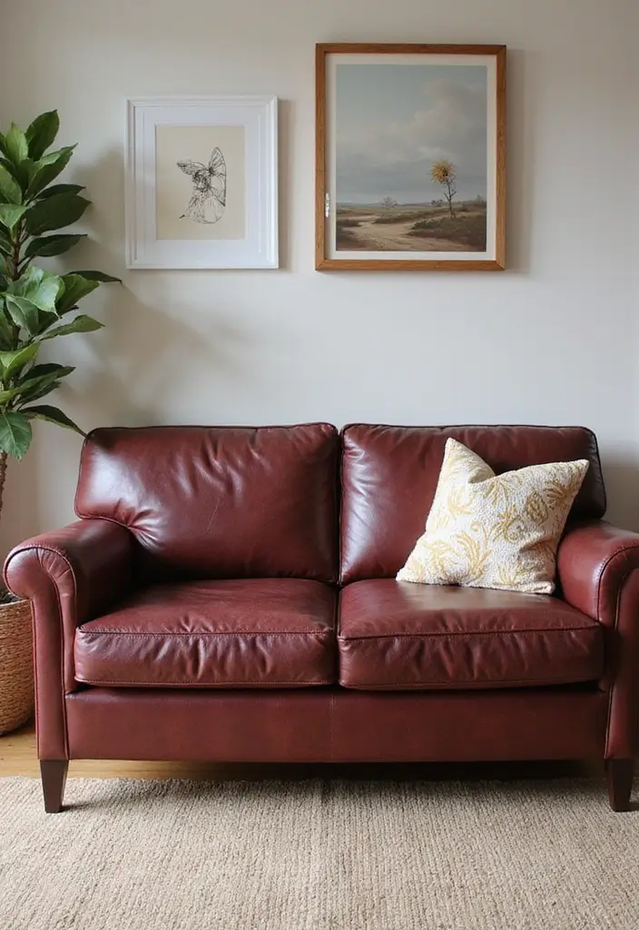 26 Burgundy Leather Couch Living Room Decor Ideas To Copy 127 26 Burgundy Leather Couch Living Room Decor Ideas To Copy - Conclusion