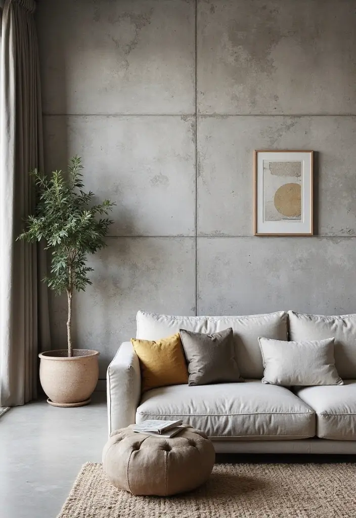 26 Concrete Wall Decor Ideas For Modern Industrial Homes 25 26 Concrete Wall Decor Ideas For Modern Industrial Homes - 13. Concrete Wall Coverings