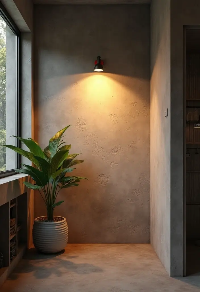 26 Concrete Wall Decor Ideas For Modern Industrial Homes 5 26 Concrete Wall Decor Ideas For Modern Industrial Homes - 5. Concrete Wall Lighting Fixtures