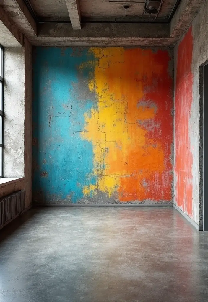 26 Concrete Wall Decor Ideas For Modern Industrial Homes 15 26 Concrete Wall Decor Ideas For Modern Industrial Homes - 9. Concrete Wall Mural