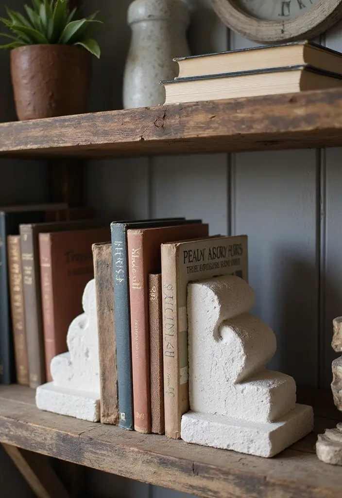 26 DIY Stone Craft Ideas For Rustic Home Decor Lovers 71 26 DIY Stone Craft Ideas For Rustic Home Decor Lovers - 25. Stone Bookends