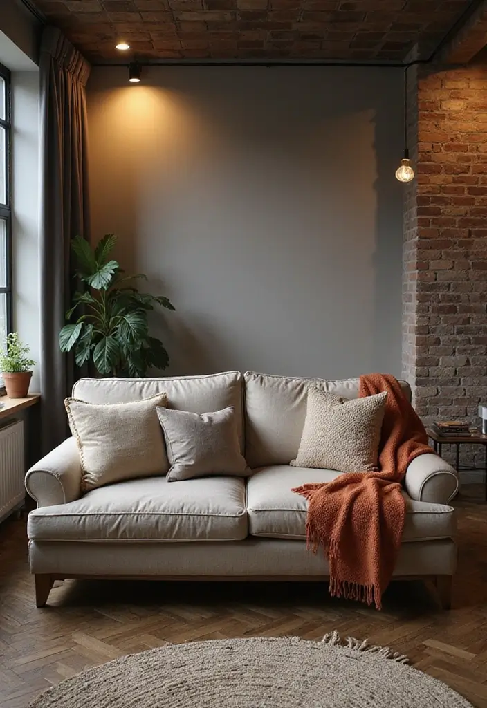 26 Industrial Apartment Decor Ideas For Small Urban Homes 30 26 Industrial Apartment Decor Ideas For Small Urban Homes - 12. Layered Textiles