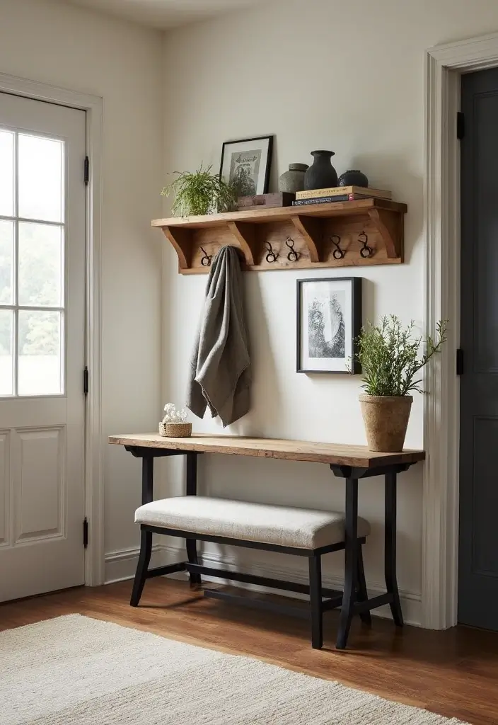 26 Industrial Apartment Decor Ideas For Small Urban Homes 40 26 Industrial Apartment Decor Ideas For Small Urban Homes - 16. Functional Entryway