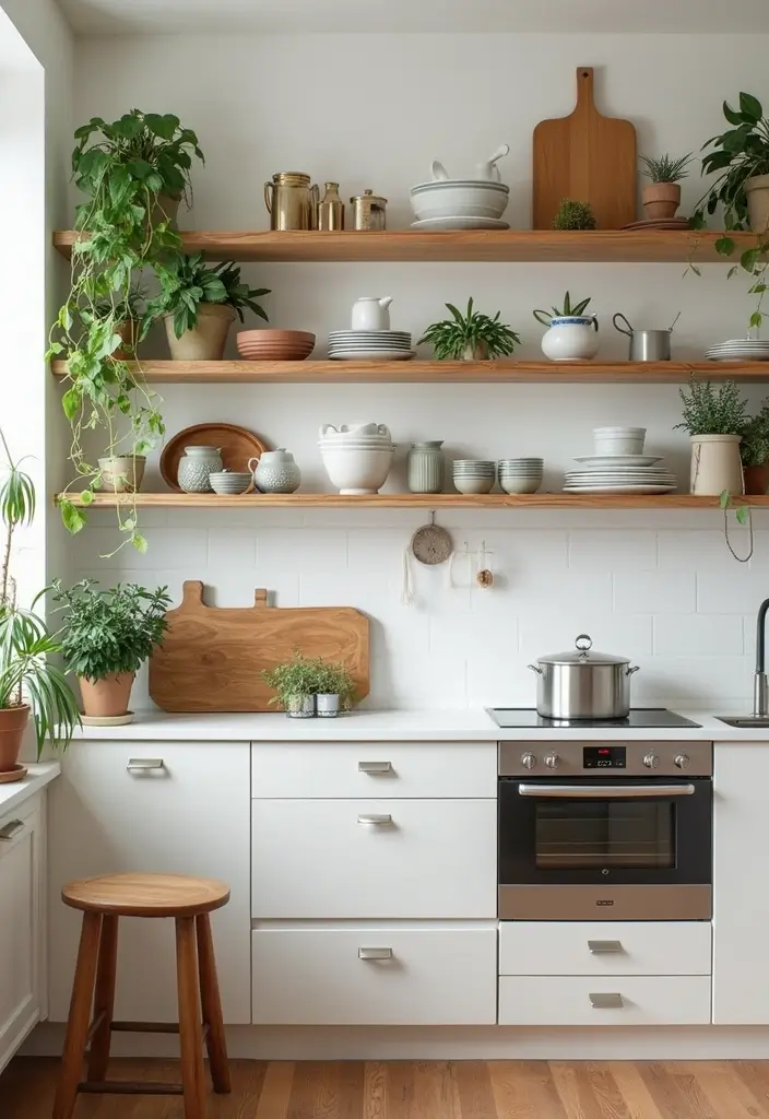 26 Industrial Apartment Decor Ideas For Small Urban Homes 4 26 Industrial Apartment Decor Ideas For Small Urban Homes - 4. Open Shelving