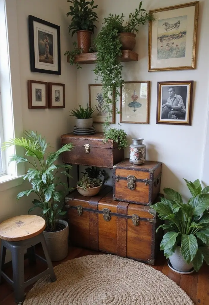 26 Industrial Apartment Decor Ideas For Small Urban Homes 13 26 Industrial Apartment Decor Ideas For Small Urban Homes - 7. Vintage Finds