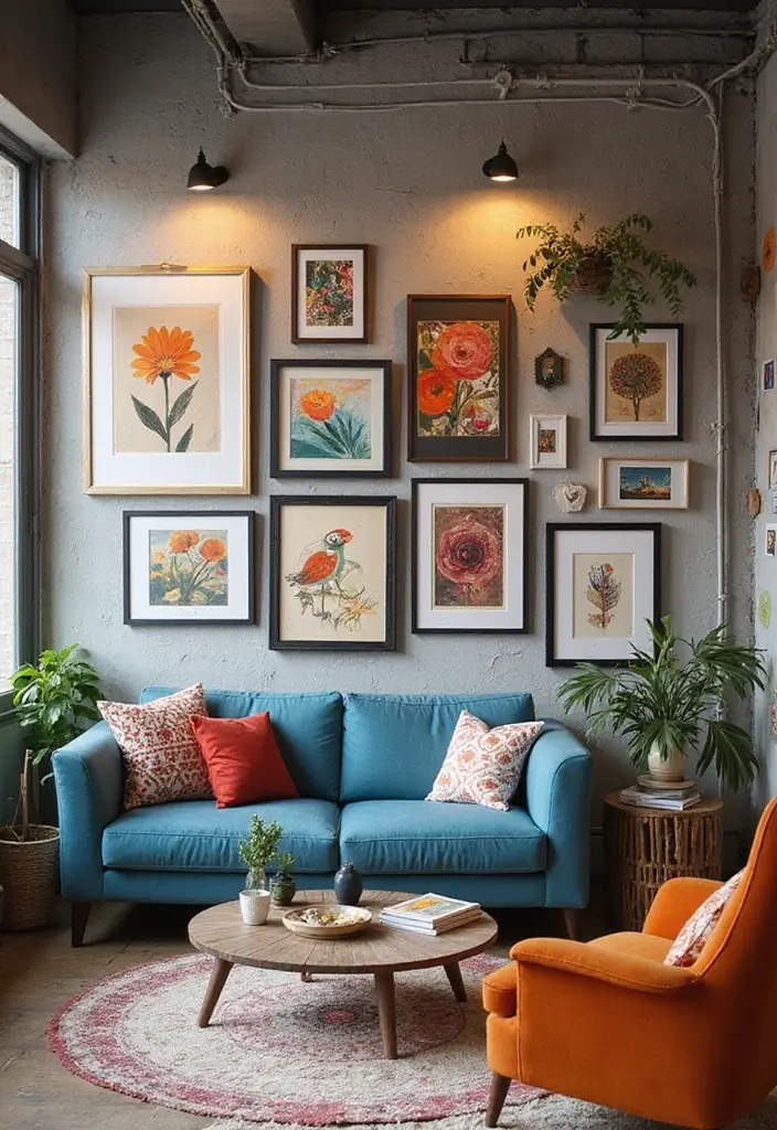 26 Industrial Apartment Decor Ideas For Small Urban Homes 21 26 Industrial Apartment Decor Ideas For Small Urban Homes - 9. Creative Wall Art