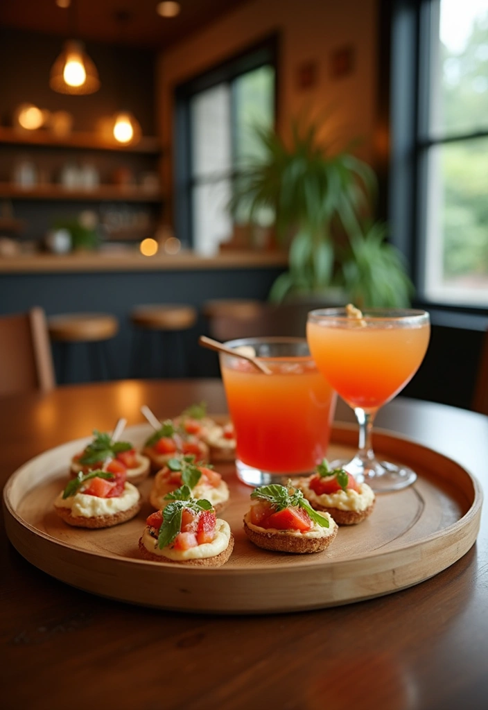 26 Vintage Bamboo Tray Decor Ideas For Classic Homes - 8. Hosting with a Serving Tray