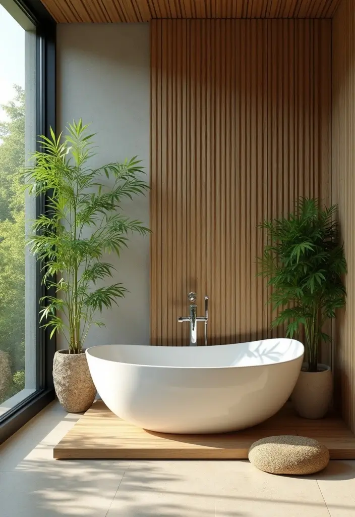 27 Bamboo Plant Indoor Decor Ideas For Fresh Energy 28 27 Bamboo Plant Indoor Decor Ideas For Fresh Energy - 12. Bamboo in the Bathroom