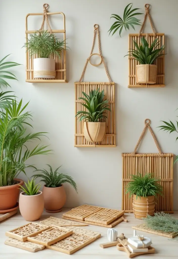 27 Bamboo Plant Indoor Decor Ideas For Fresh Energy 29 27 Bamboo Plant Indoor Decor Ideas For Fresh Energy - 13. Bamboo Craft Projects