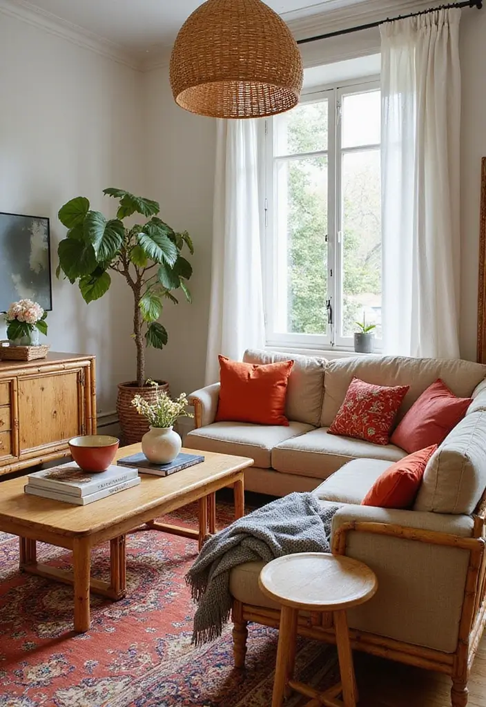 27 Bamboo Plant Indoor Decor Ideas For Fresh Energy 42 27 Bamboo Plant Indoor Decor Ideas For Fresh Energy - 20. Bamboo and Textile Combinations