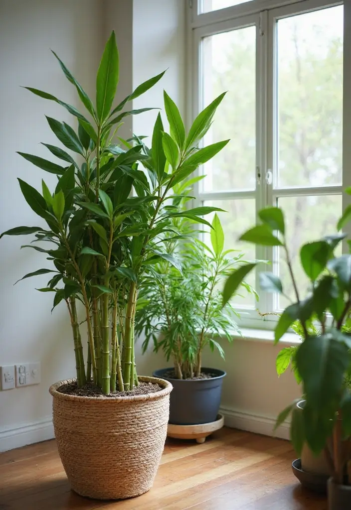 27 Bamboo Plant Indoor Decor Ideas For Fresh Energy 63 27 Bamboo Plant Indoor Decor Ideas For Fresh Energy - 27. Bamboo for Air Quality