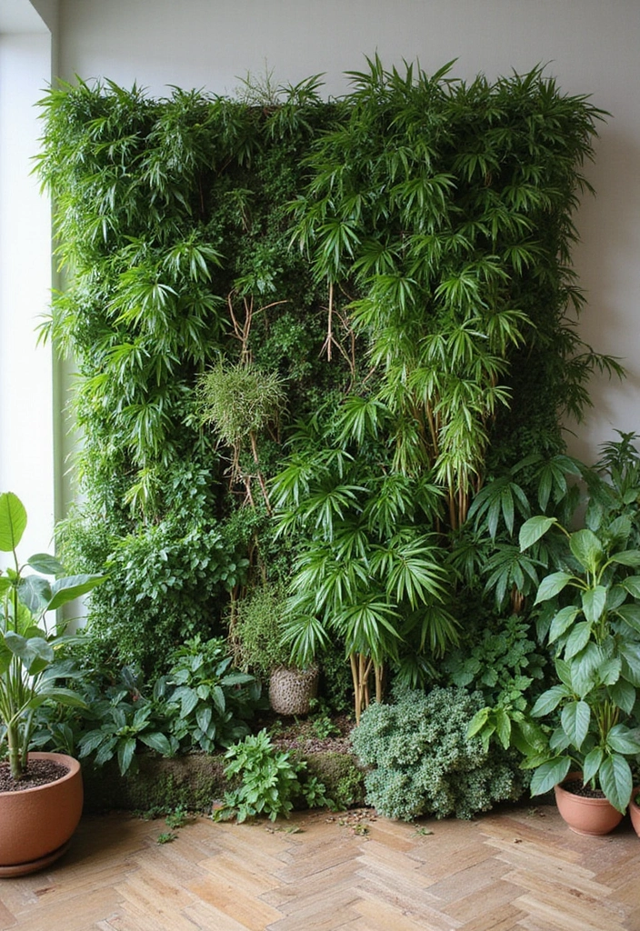 27 Bamboo Plant Indoor Decor Ideas For Fresh Energy 10 27 Bamboo Plant Indoor Decor Ideas For Fresh Energy - 4. Bamboo Wall Art