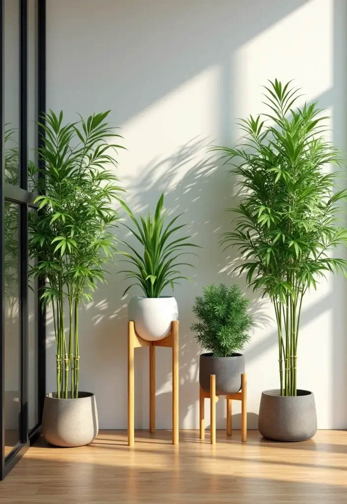 27 Bamboo Plant Indoor Decor Ideas For Fresh Energy 18 27 Bamboo Plant Indoor Decor Ideas For Fresh Energy - 8. Bamboo Plant Stands