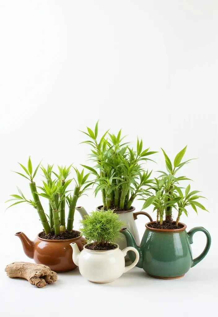 27 Bamboo Plant Indoor Decor Ideas For Fresh Energy 21 27 Bamboo Plant Indoor Decor Ideas For Fresh Energy - 9. Bamboo Arrangements in Unique Containers