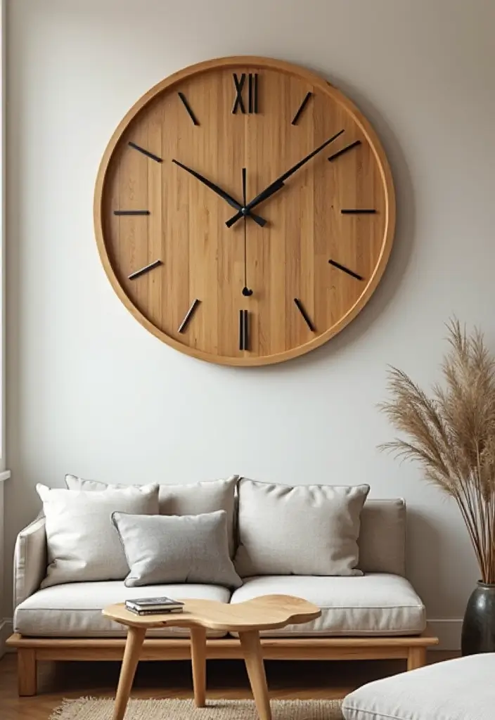 27 Bamboo Wall Decor Ideas For Calming Interiors - 21. Bamboo Wall Clocks