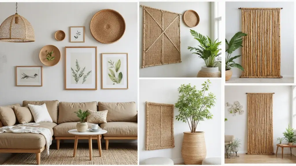 27 Bamboo Wall Decor Ideas For Calming Interiors