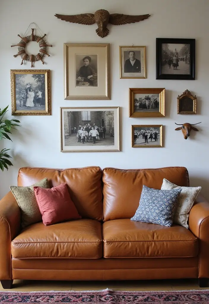 27 Chestnut Leather Couch Living Room Decor Inspirations 74 27 Chestnut Leather Couch Living Room Decor Inspirations - 26. Personal Touches