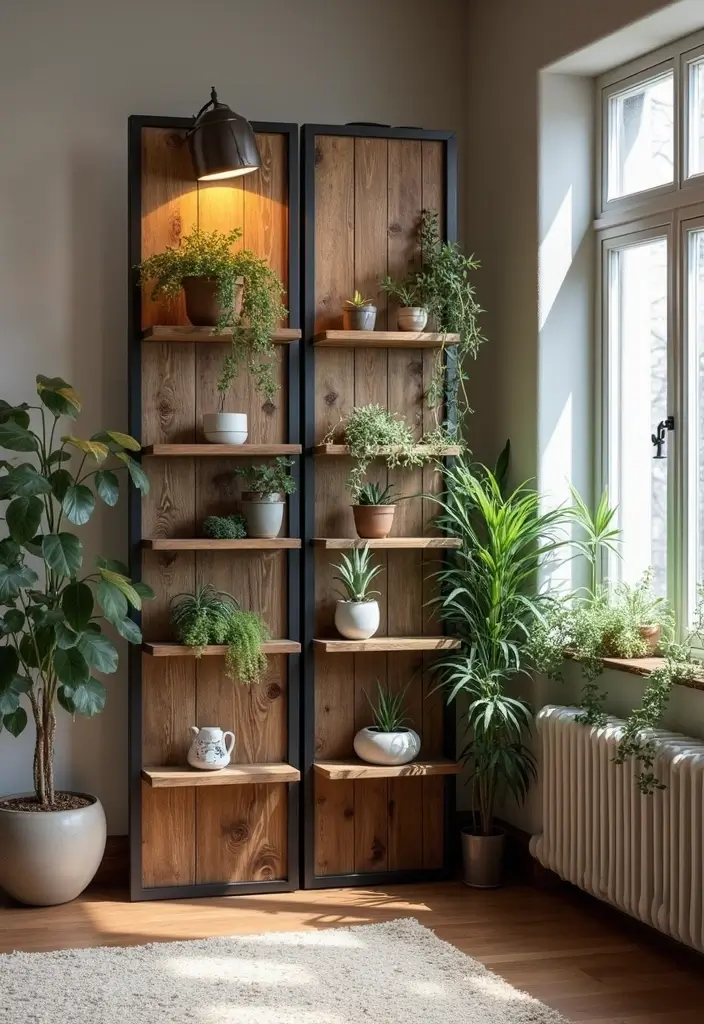 27 DIY Industrial Home Decor Ideas For Creative Spaces 29 27 DIY Industrial Home Decor Ideas For Creative Spaces - 11. Industrial Style Room Divider