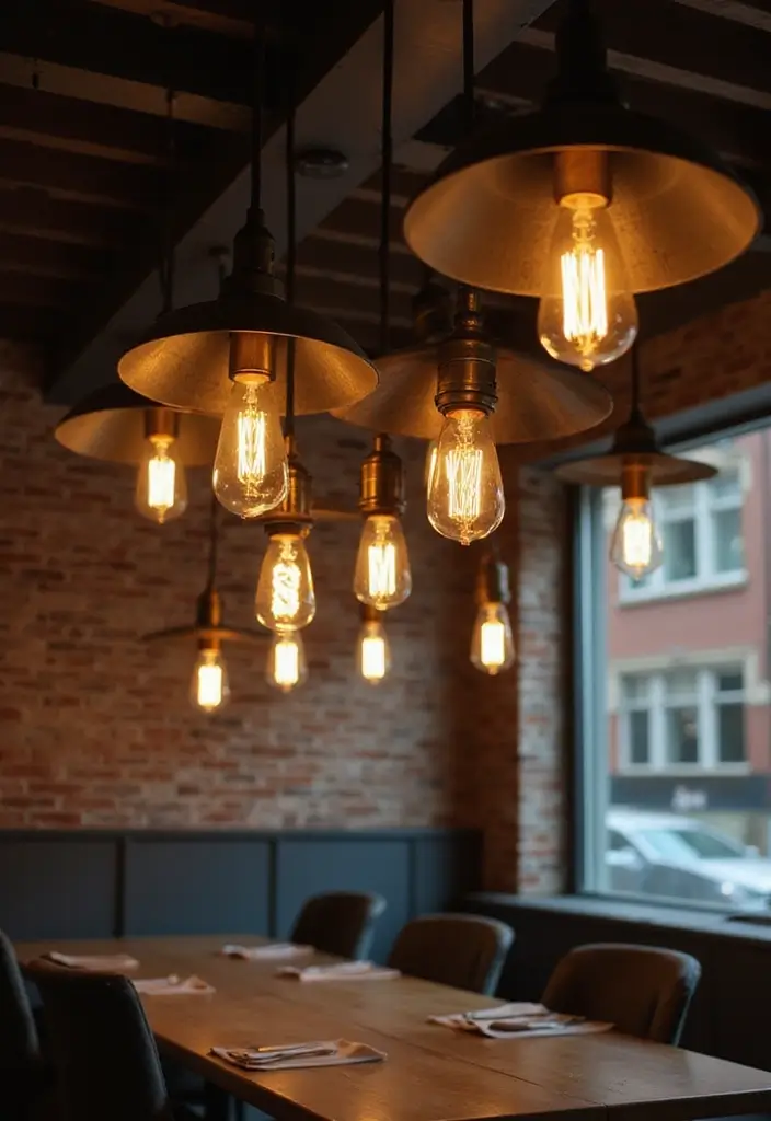27 DIY Industrial Home Decor Ideas For Creative Spaces 9 27 DIY Industrial Home Decor Ideas For Creative Spaces - 3. Industrial Lighting Fixtures