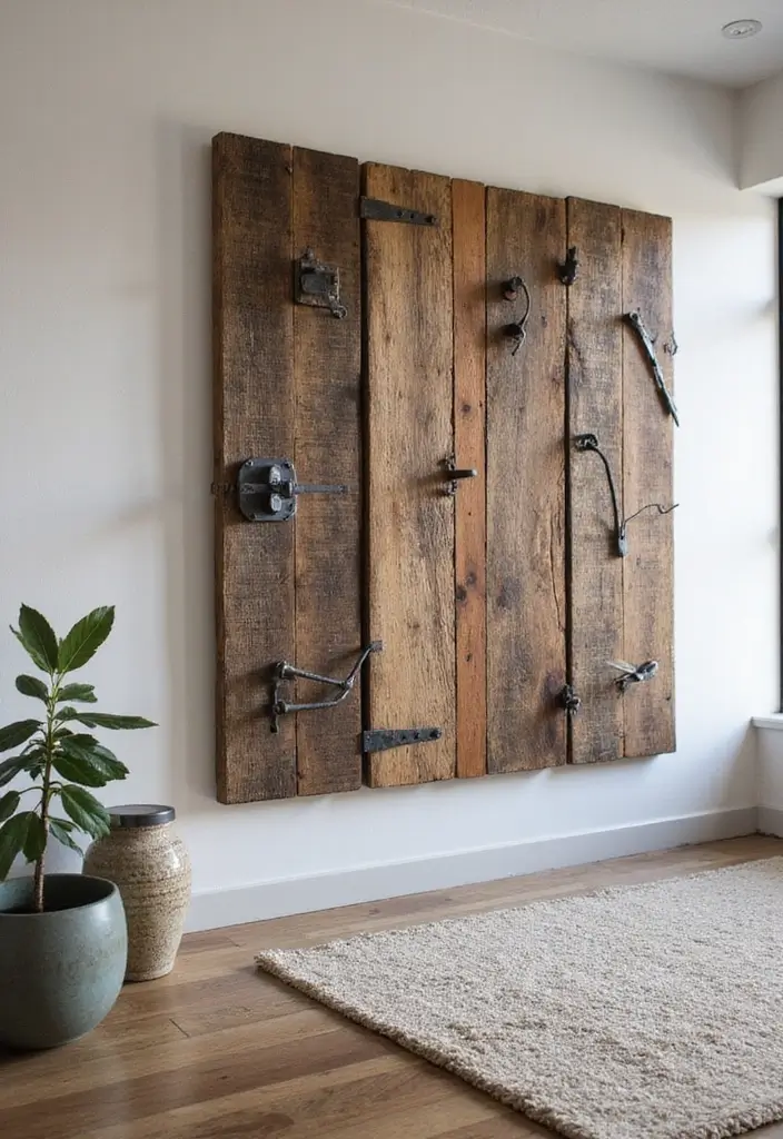 27 DIY Industrial Home Decor Ideas For Creative Spaces 18 27 DIY Industrial Home Decor Ideas For Creative Spaces - 6. Industrial Wall Art