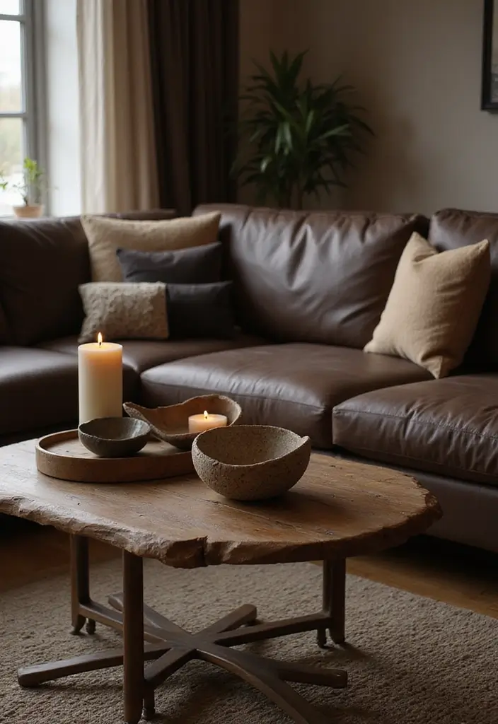 27 Dark Brown Leather Couch Living Room Decor Inspirations 60 27 Dark Brown Leather Couch Living Room Decor Inspirations - 26. Invest in Quality accessories