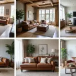 27 Decor Ideas With Brown Leather Couches For Elegant Spaces