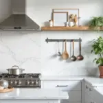 27 White Marble Kitchen Countertop Decor Inspirations