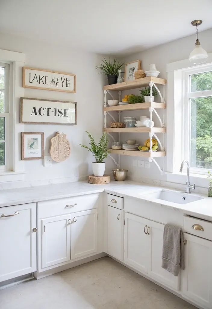 27 White Marble Kitchen Countertop Decor Inspirations 43 27 White Marble Kitchen Countertop Decor Inspirations - 21. DIY Decor Projects